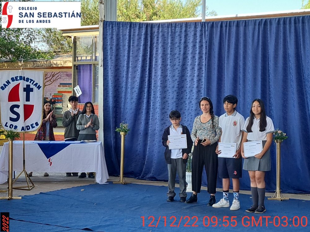 Ceremonia Premiación y cierre de año 2022 Colegio San Sebastián de Los Andes