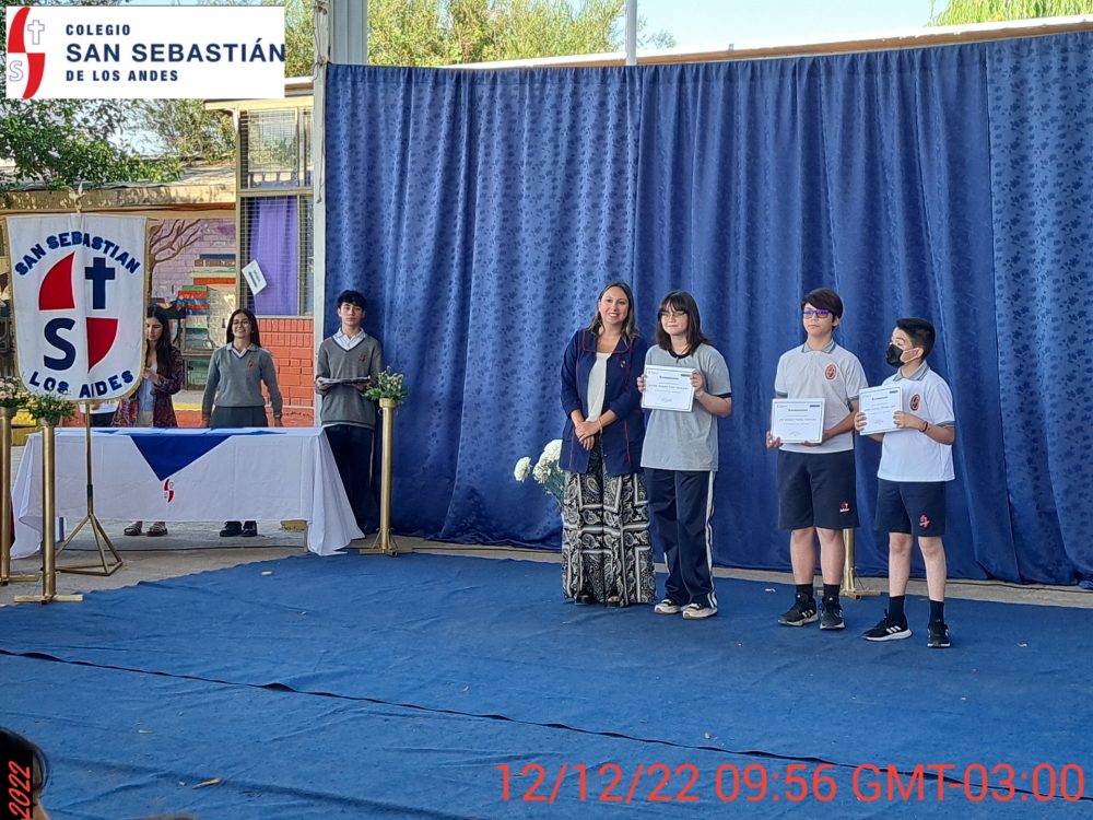 Ceremonia Premiación y cierre de año 2022 Colegio San Sebastián de Los Andes
