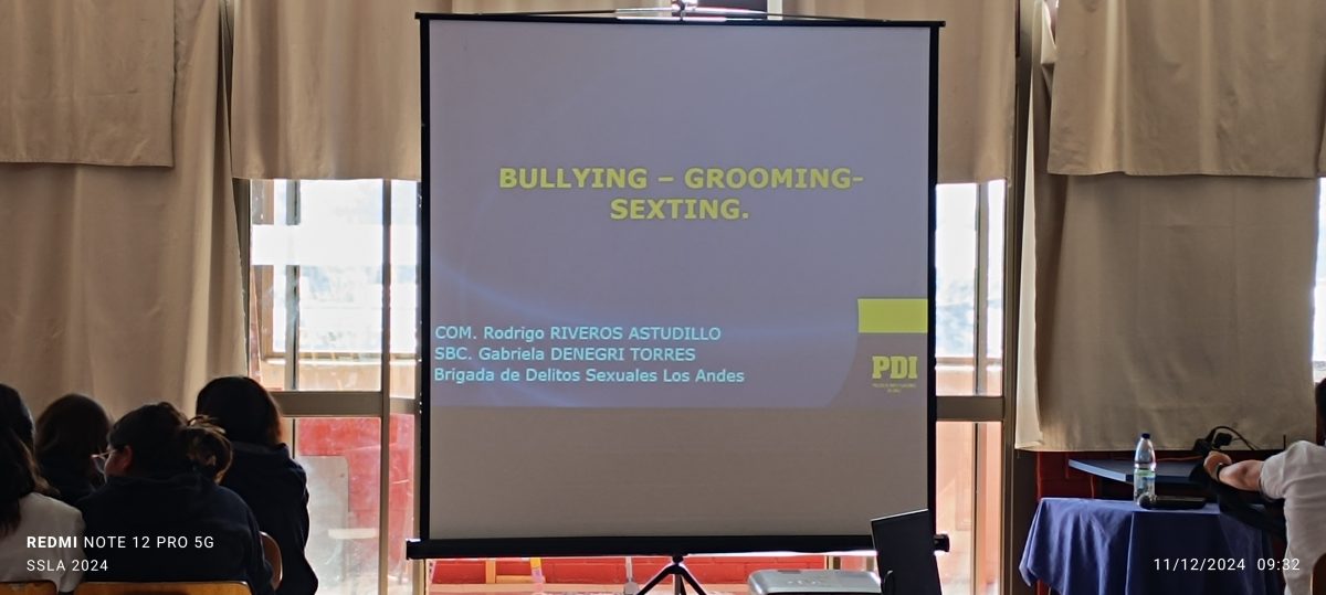 Charla  PDI “Bullying, Groming Sexting” – 6° y 7°