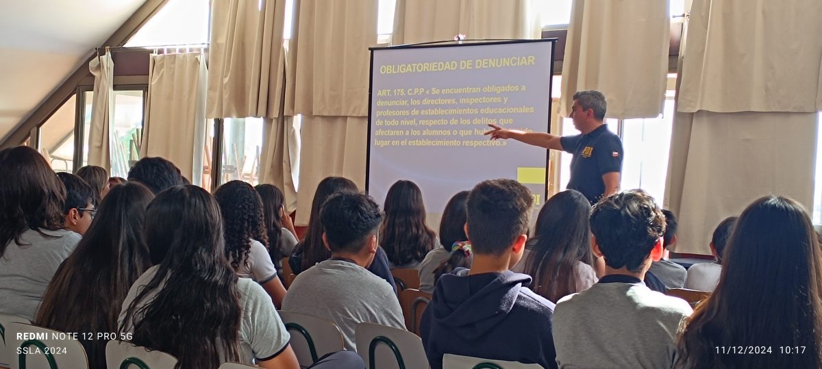 Charla  PDI “Bullying, Groming Sexting” – 6° y 7°