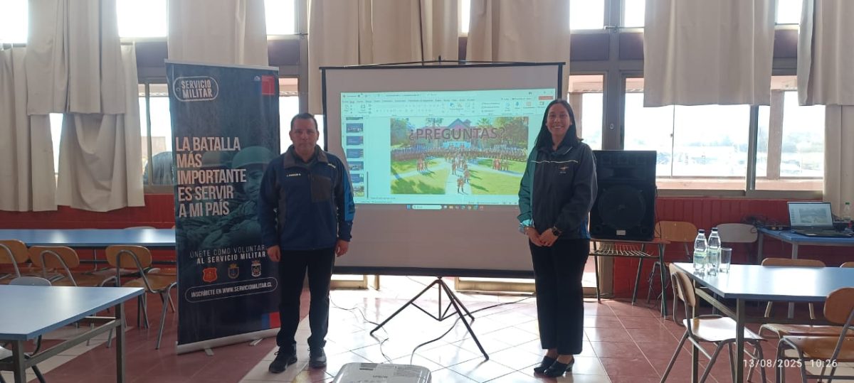 Charla informativa sobre Servicio Militar 2026 en nuestro establecimiento