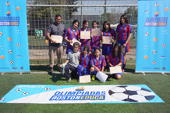 Jornada destacada de Futbolito Mini Damas en las Olimpiadas BostonEduca 2025