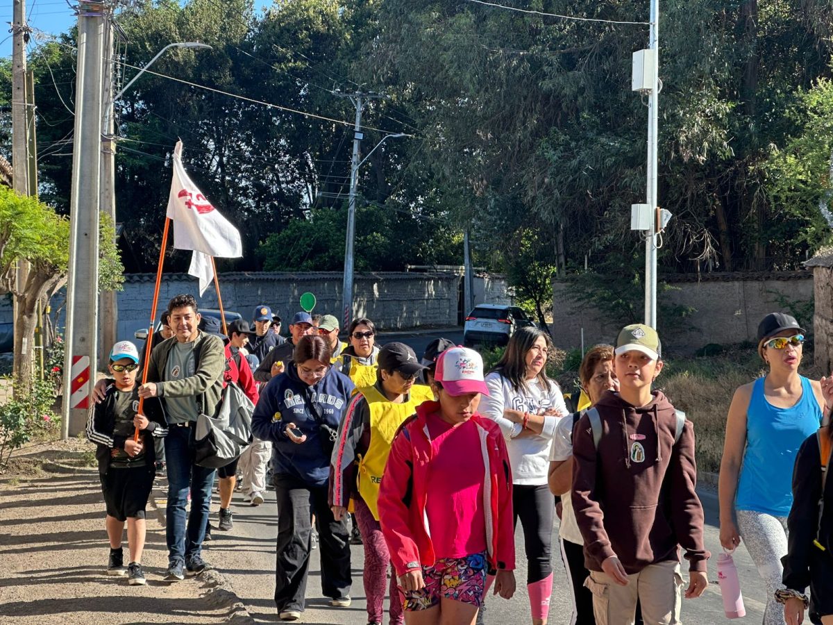 La Comunidad Sebastiana vivió una emotiva caminata al Santuario de Santa Teresa de Los Andes