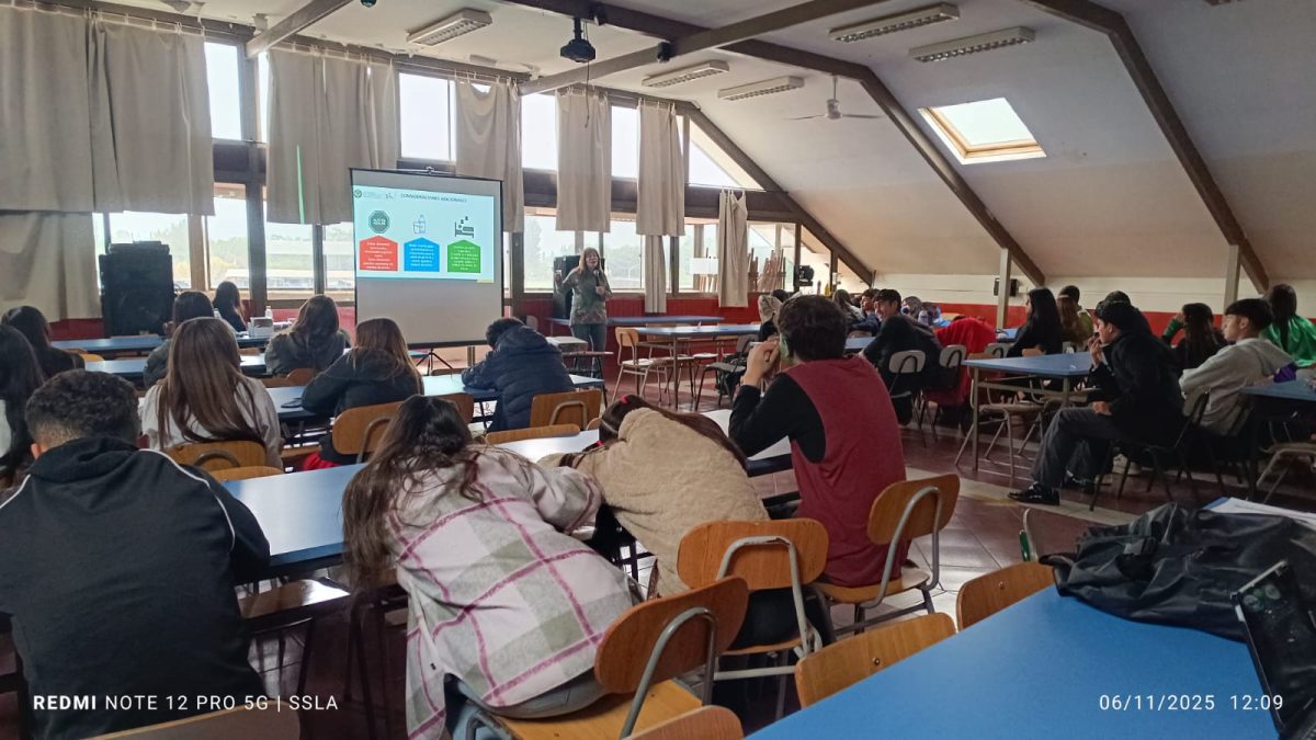 Charla sobre manejo del estrés y ansiedad para estudiantes de IV Medio