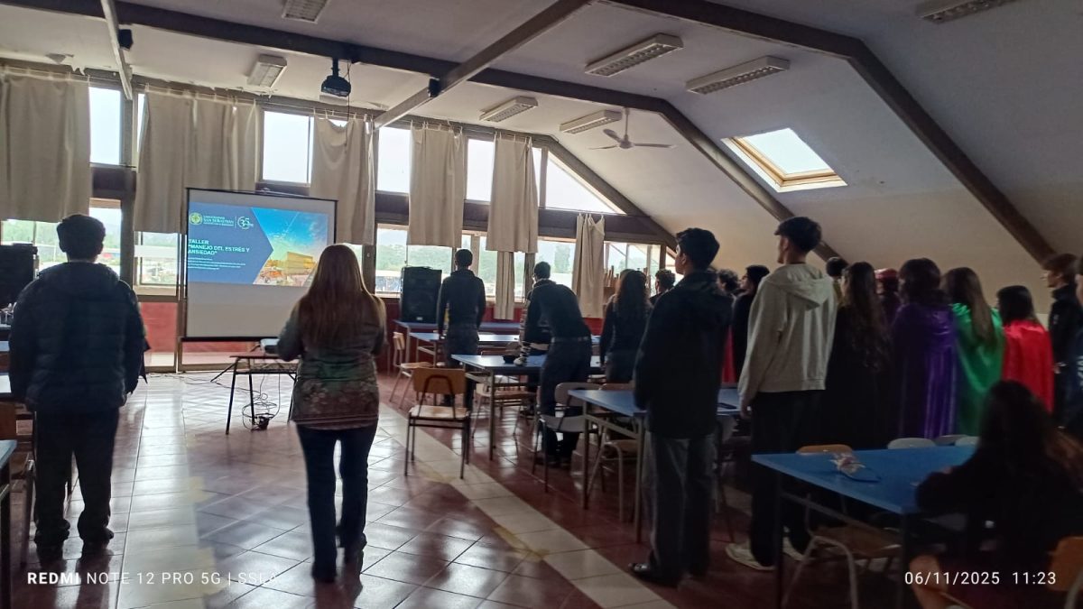 Charla sobre manejo del estrés y ansiedad para estudiantes de IV Medio