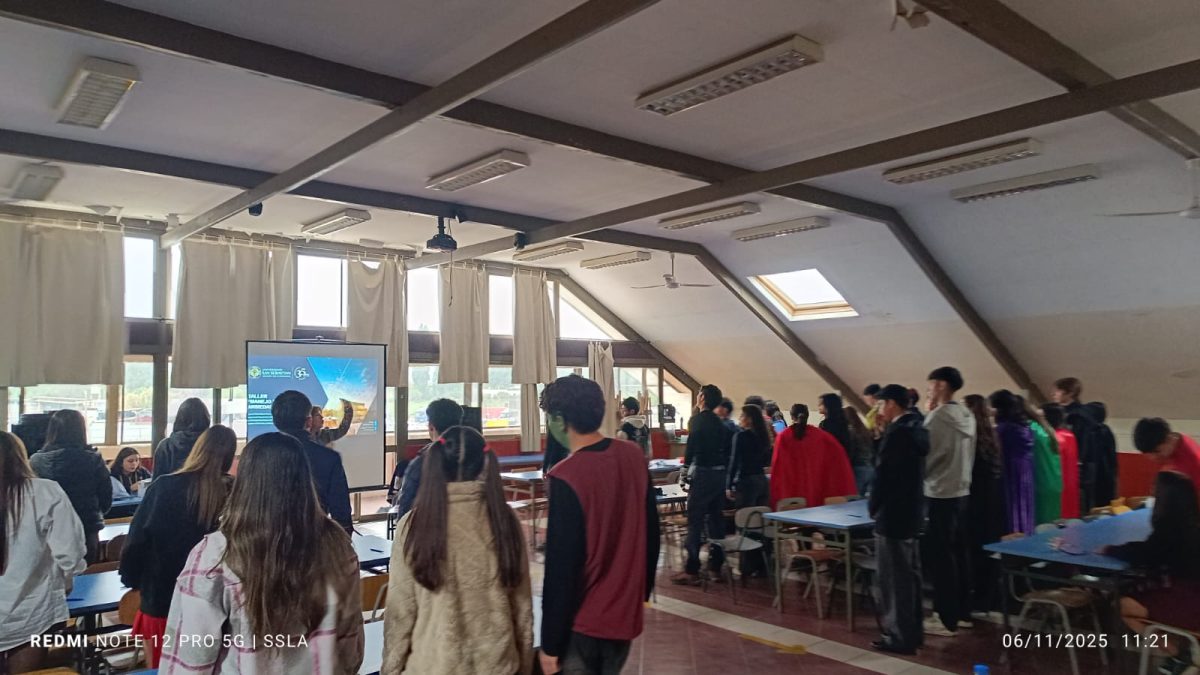 Charla sobre manejo del estrés y ansiedad para estudiantes de IV Medio