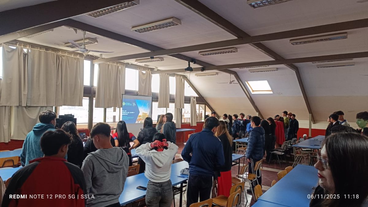 Charla sobre manejo del estrés y ansiedad para estudiantes de IV Medio