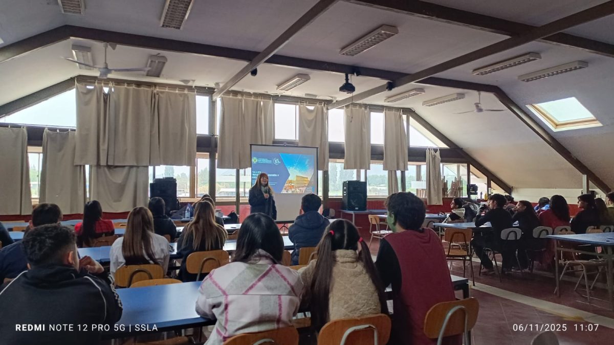 Charla sobre manejo del estrés y ansiedad para estudiantes de IV Medio