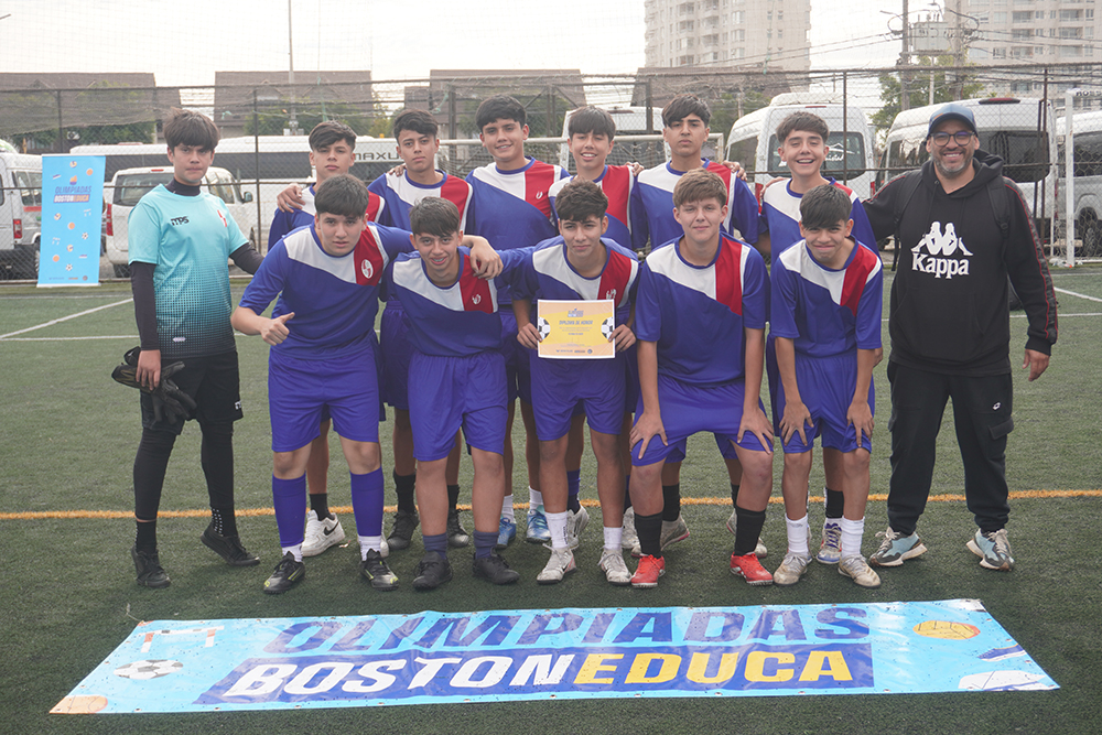 Nuestra selección de Futbolito Intermedia Varones dio el puntapié inicial a las Olimpiadas BostonEduca