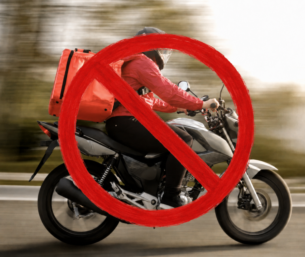 🚫🖐️Se prohíben las entregas de delivery en el establecimiento