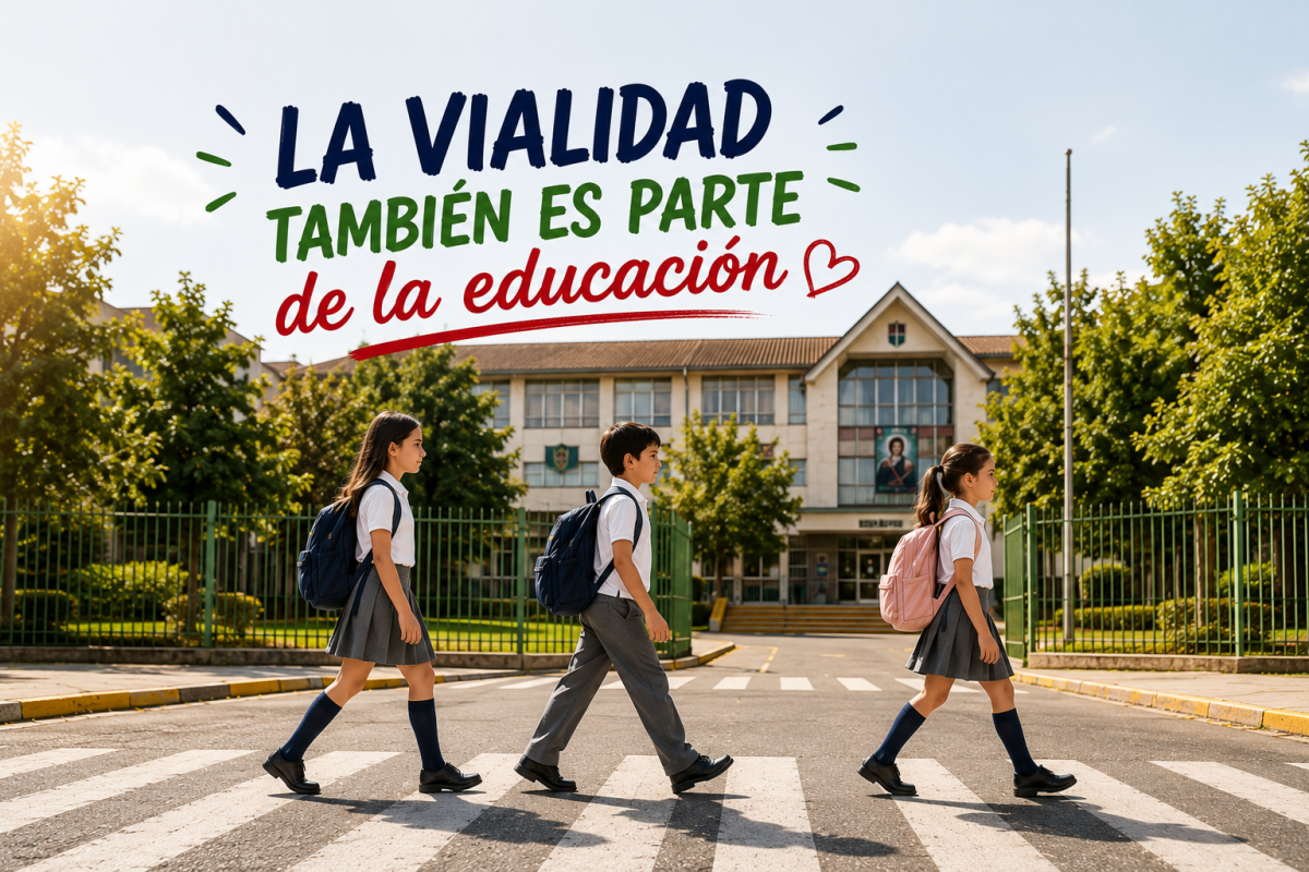 🚗🚸La vialidad también es parte de la educación.