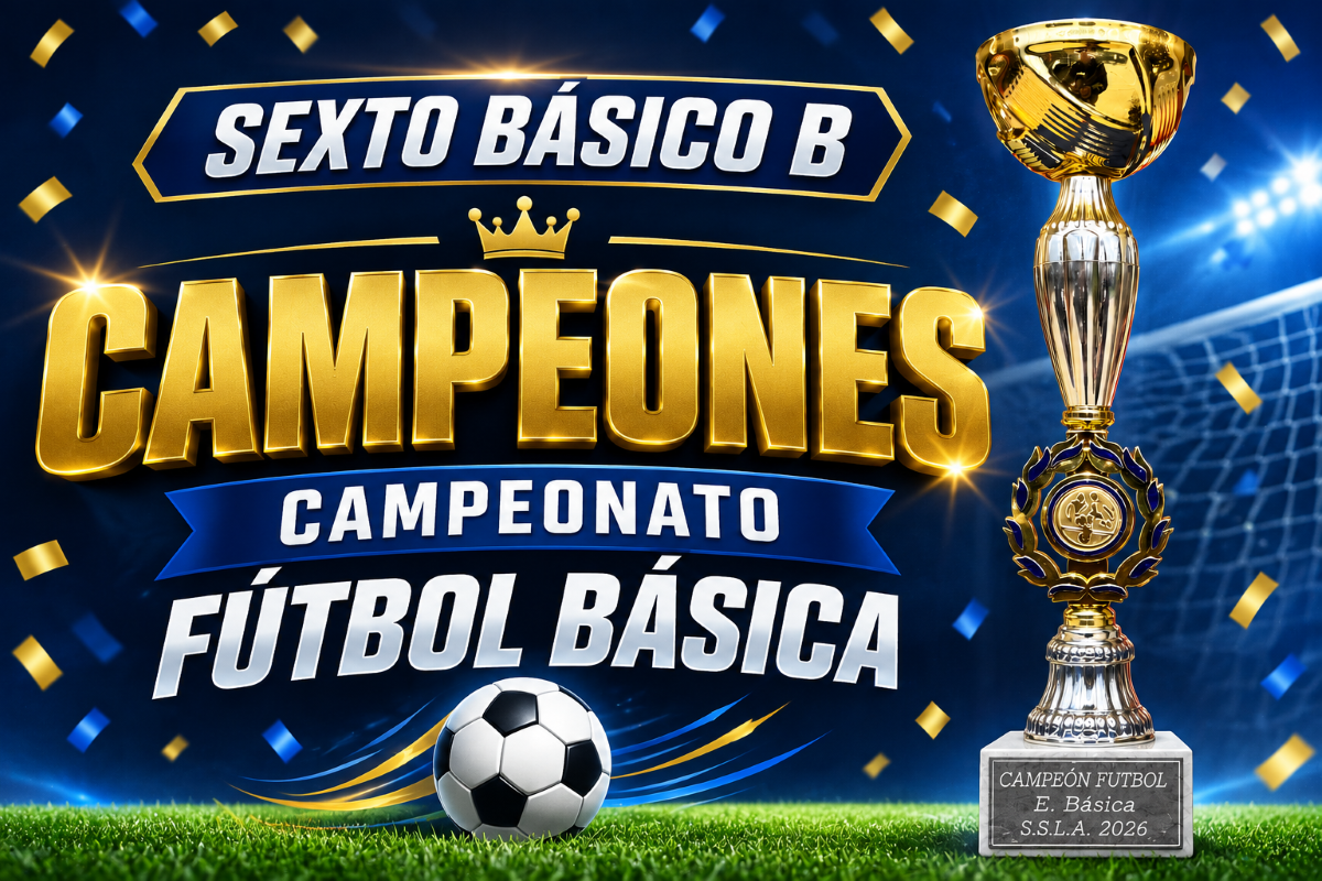 👏⚽ ¡Felicitaciones a nuestros campeones en fútbol de 6° Básico B.